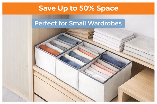 “Smart Wardrobe Organizer – Save Space Instantly (Pack of 2)”