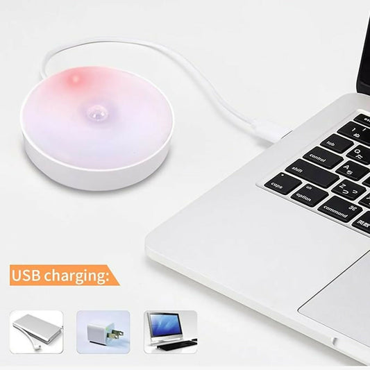 Rechargeable Motion Sensor LED Night Light with USB Charging